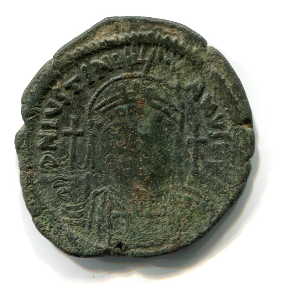 Byzantinische Münze Follis