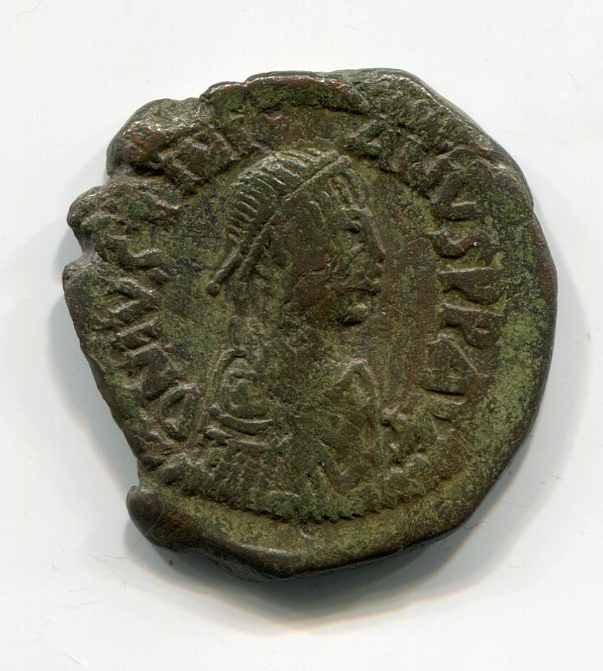 Byzantinische Münze Follis