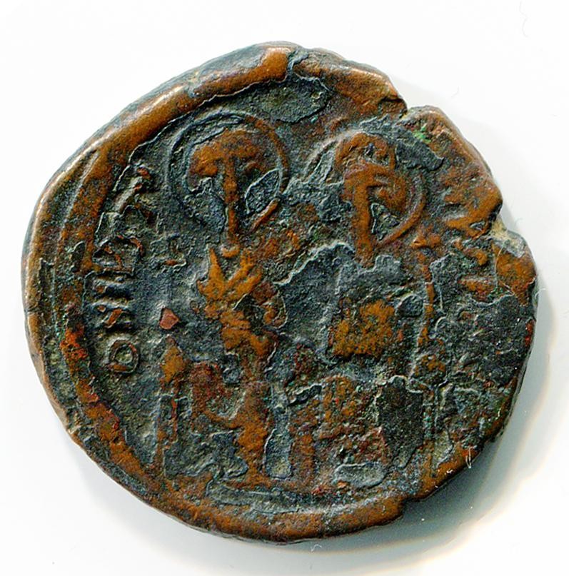 Byzantinische Münze Follis