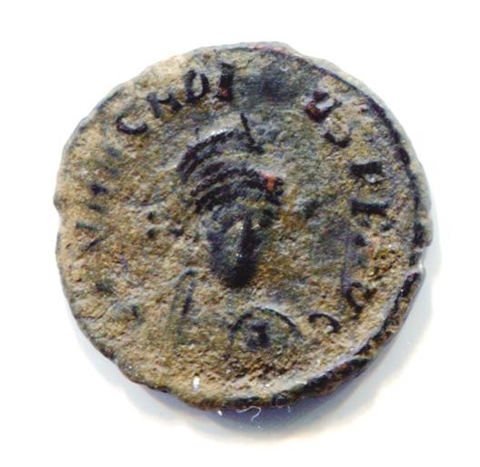 Byzantinische Münze Aes III