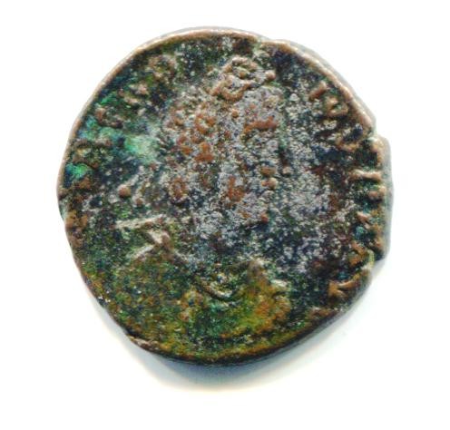 Byzantinische Münze Aes IV