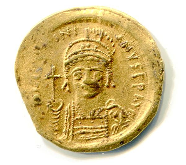 Byzantinische Münze Solidus