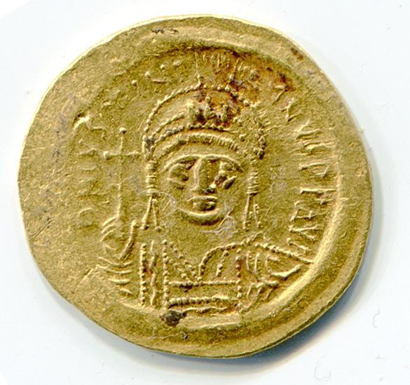 Byzantinische Münze Solidus 