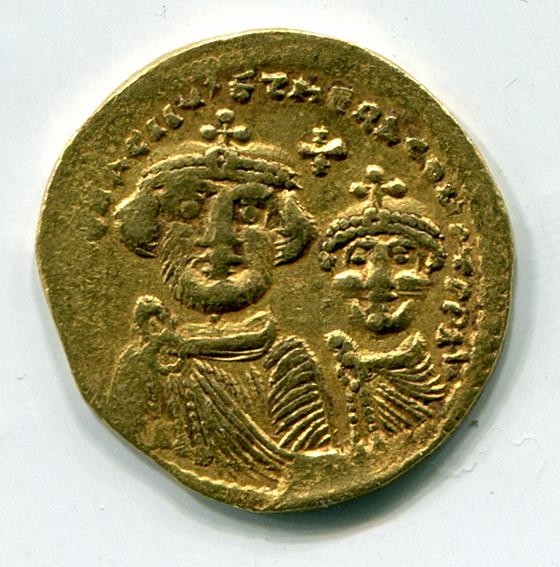 Byzantinische Münze Solidus
