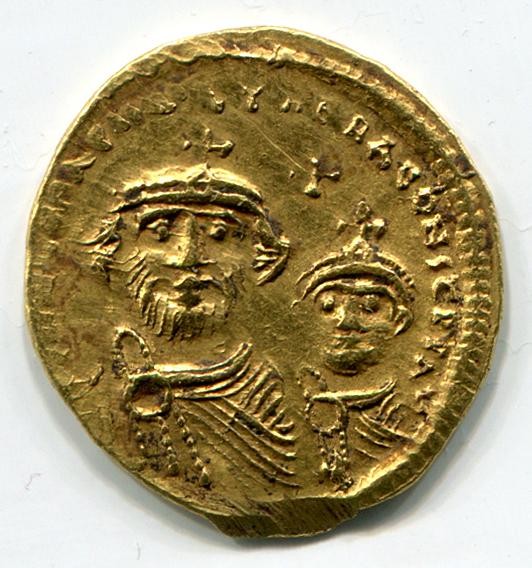 Byzantinische Münze Solidus
