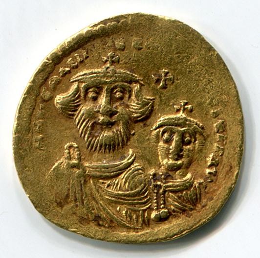 Byzantinische Münze Solidus