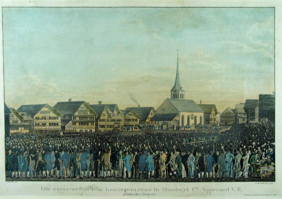 Landsgemeinde in Hundwil