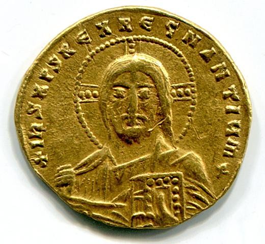 Byzantinische Münze Solidus