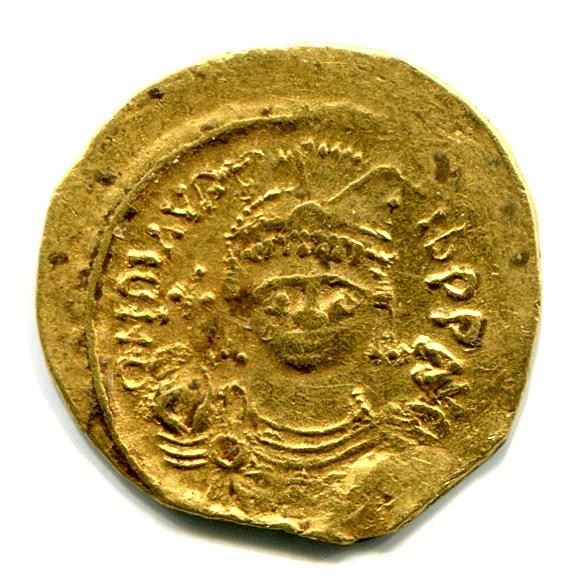 Byzantinische Münze Solidus
