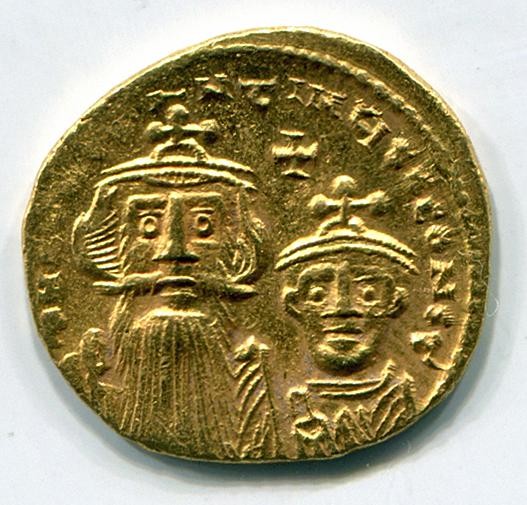 Byzantinische Münze Solidus