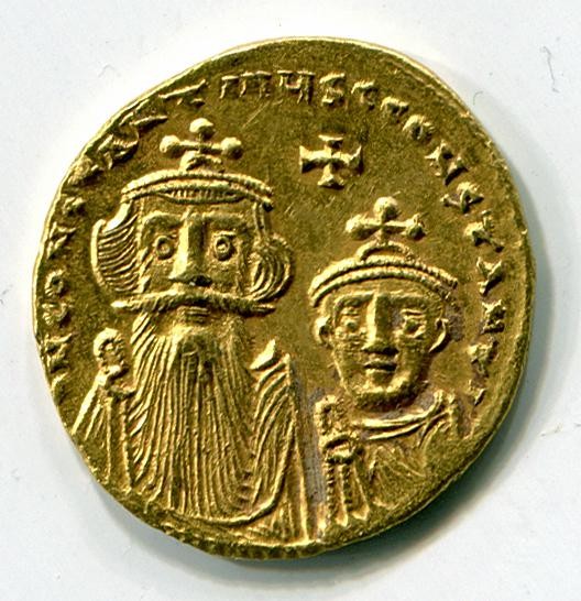Byzantinische Münze Solidus