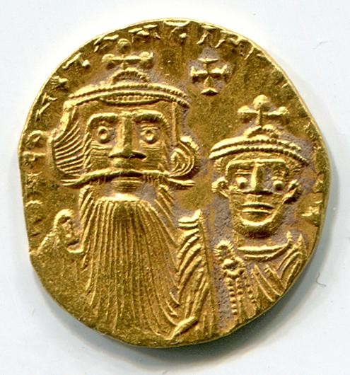 Byzantinische Münze Solidus
