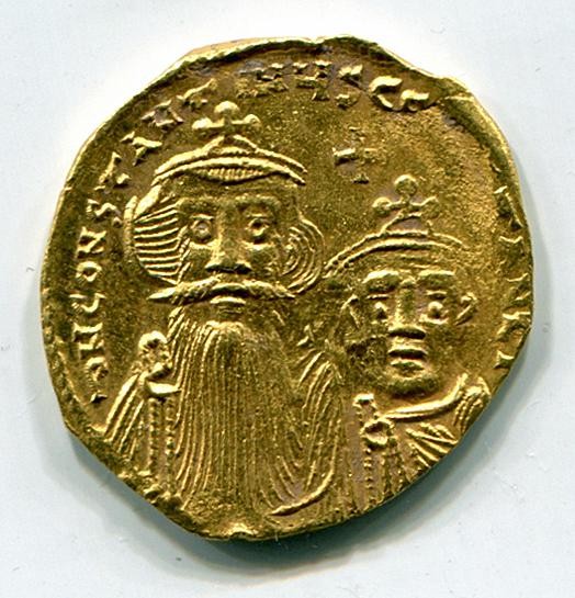 Byzantinische Münze Solidus