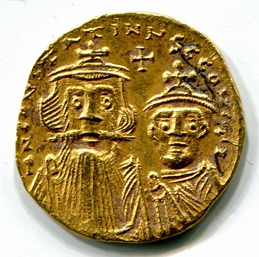 Byzantinische Münze Solidus