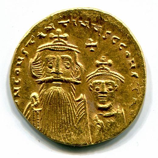 Byzantinische Münze Solidus