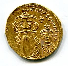 Byzantinische Münze Solidus