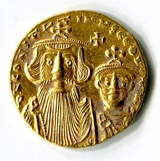 Byzantinische Münze Solidus