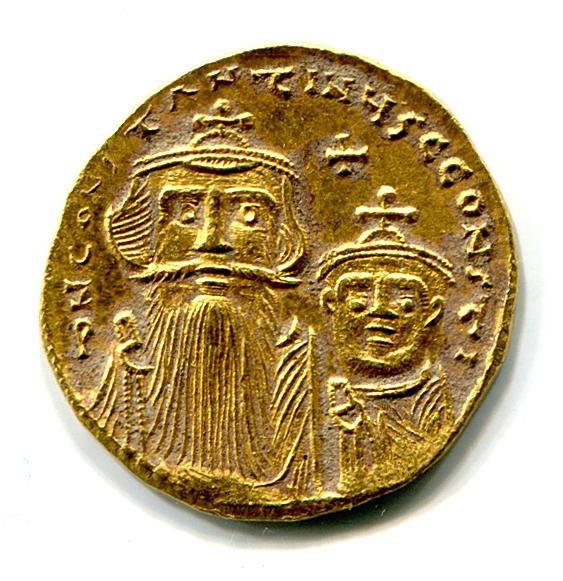 Byzantinische Münze Solidus