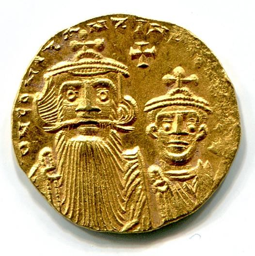 Byzantinische Münze Solidus