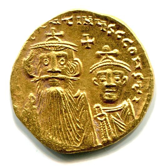 Byzantinische Münze Solidus