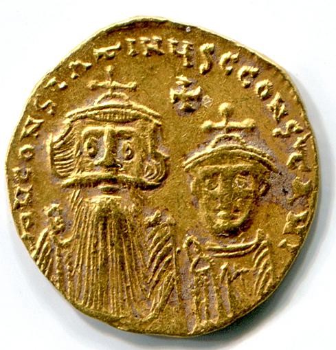 Byzantinische Münze Solidus