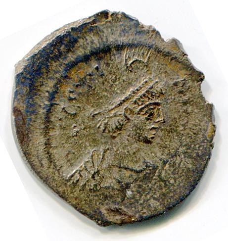 Byzantinische Münze Halb-Siliqua