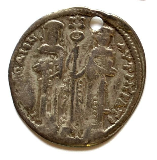 Byzantinische Münze Asper 