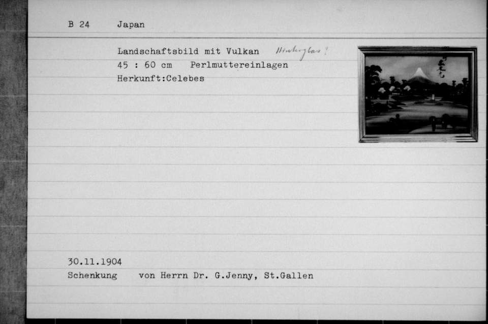 Landschaftsbild, Japanisches Motiv Fuji