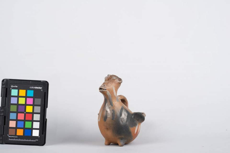 Tongefäss in Vogelform