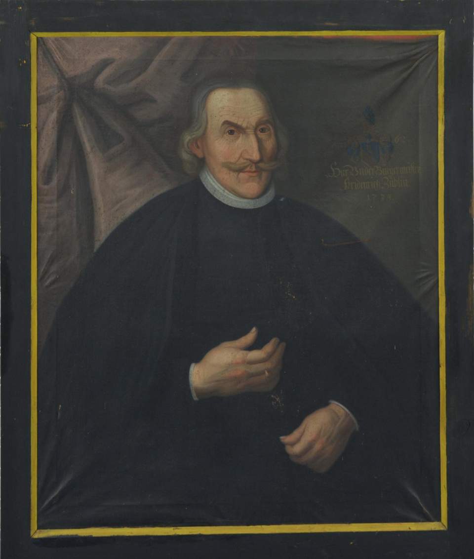 Bildnis Friedrich Züblin 1671 - 1745 Unterbürgermeister