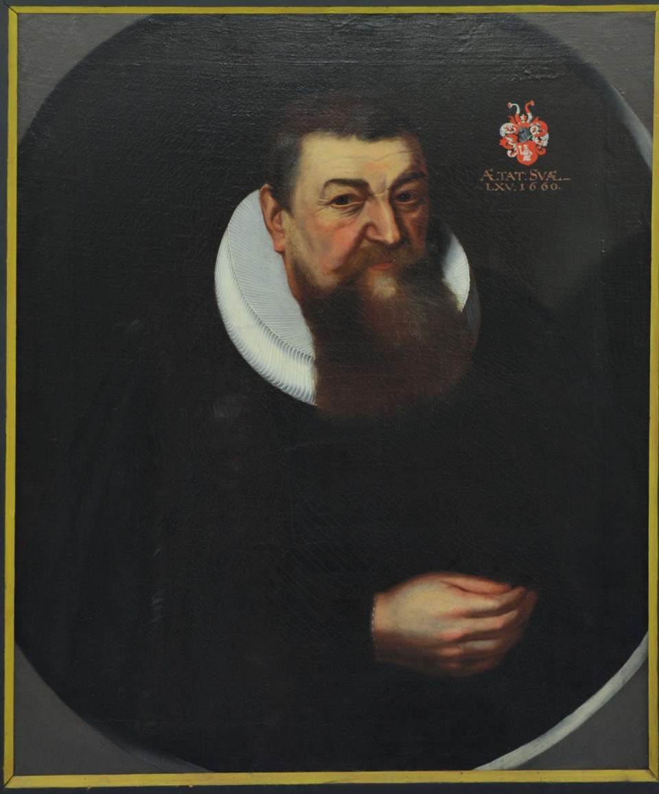 Ölgemälde, Gemälde, Porträt Friedrich Buchmann, 1595 - 1670, Bürgermeister, Bildnis