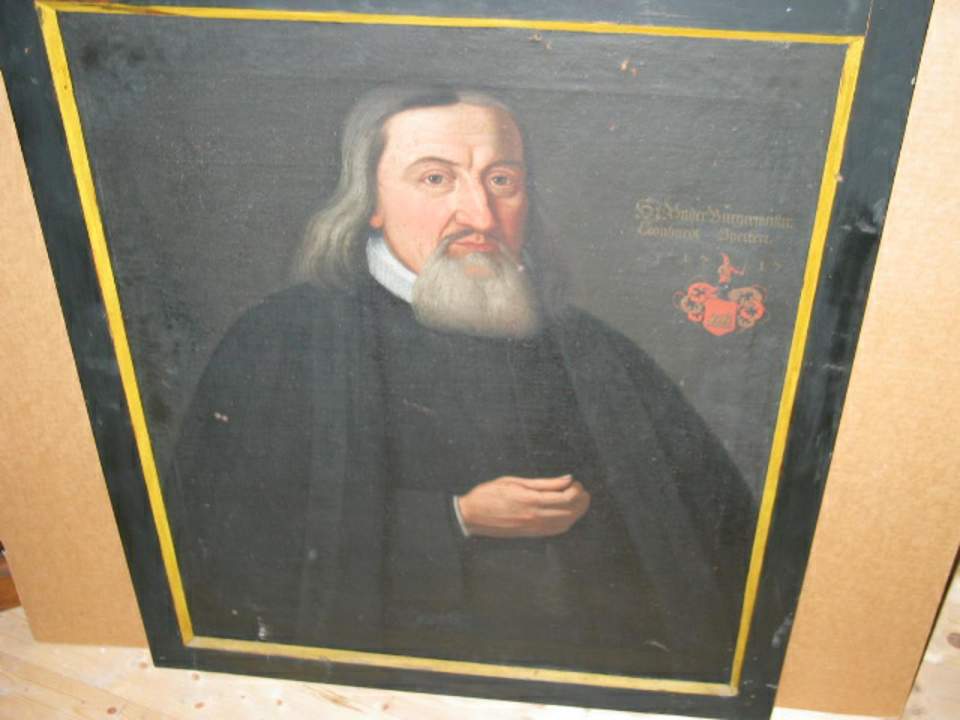 Ölgemälde Leonhard Specker (1658 - 1725) Unterbürgermeister