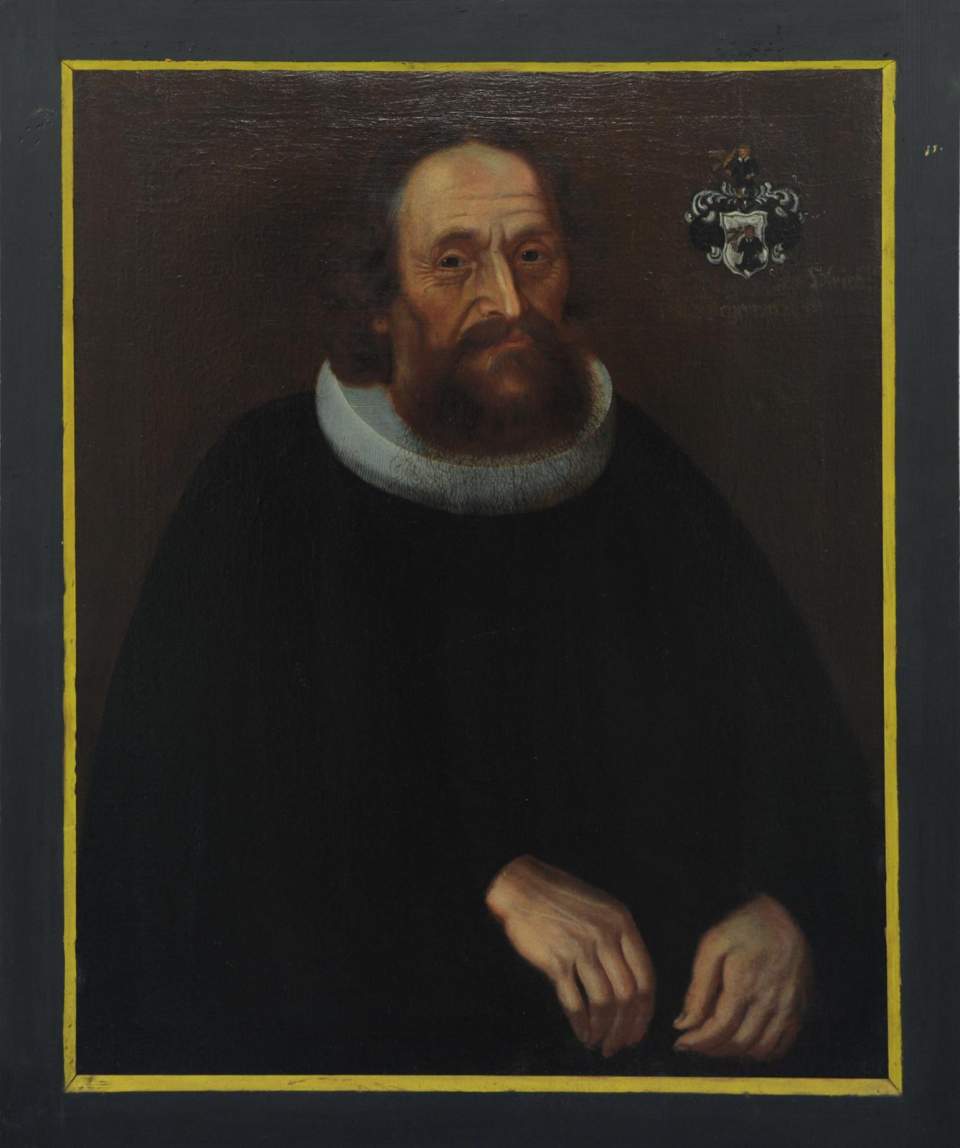 Ölgemälde, Gemälde, Porträt Ulrich Weyermann, 1626 - 1702, Bürgermeister etc., Bildnis