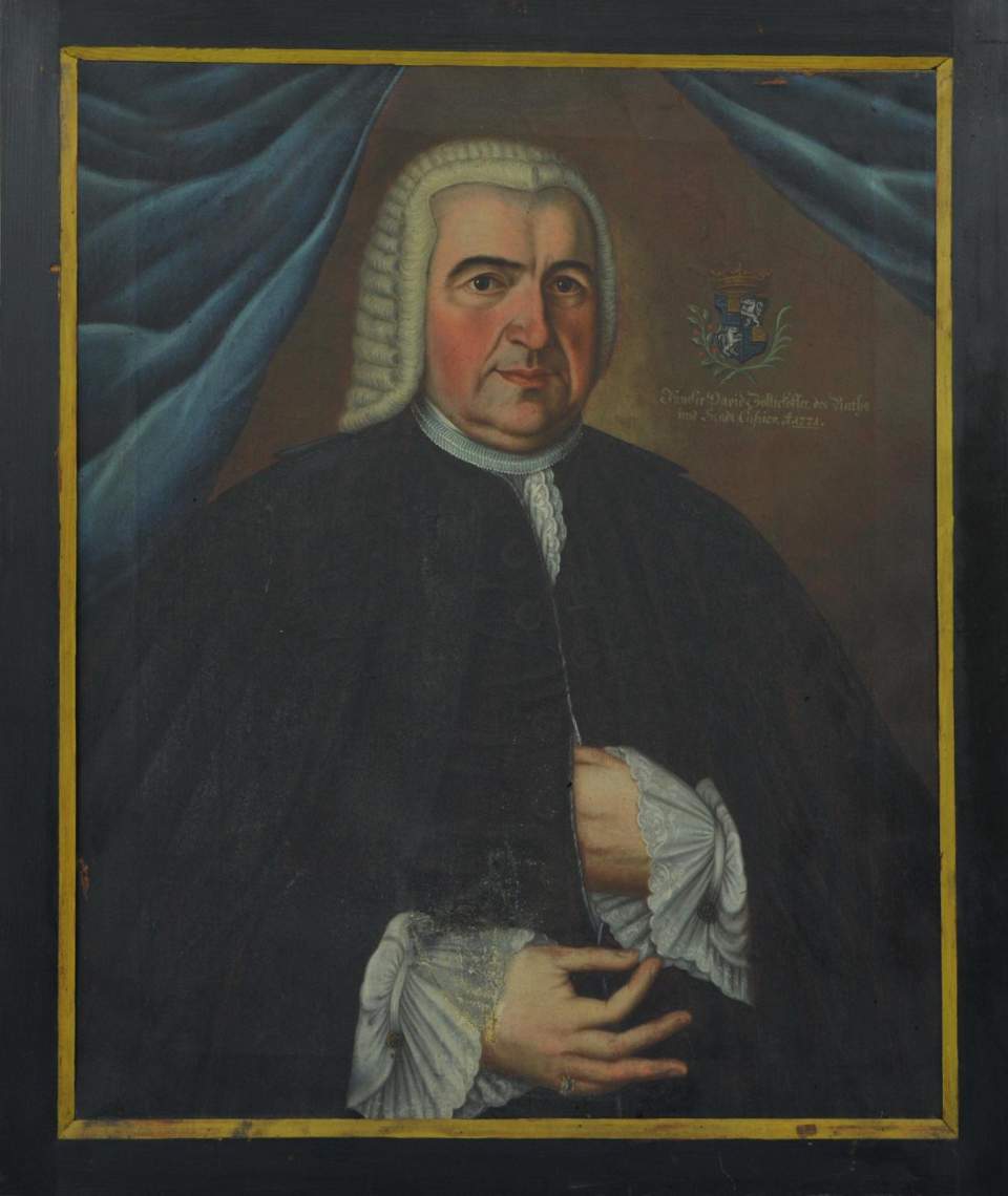Bildnis David Zollikofer (1706 - 1777)