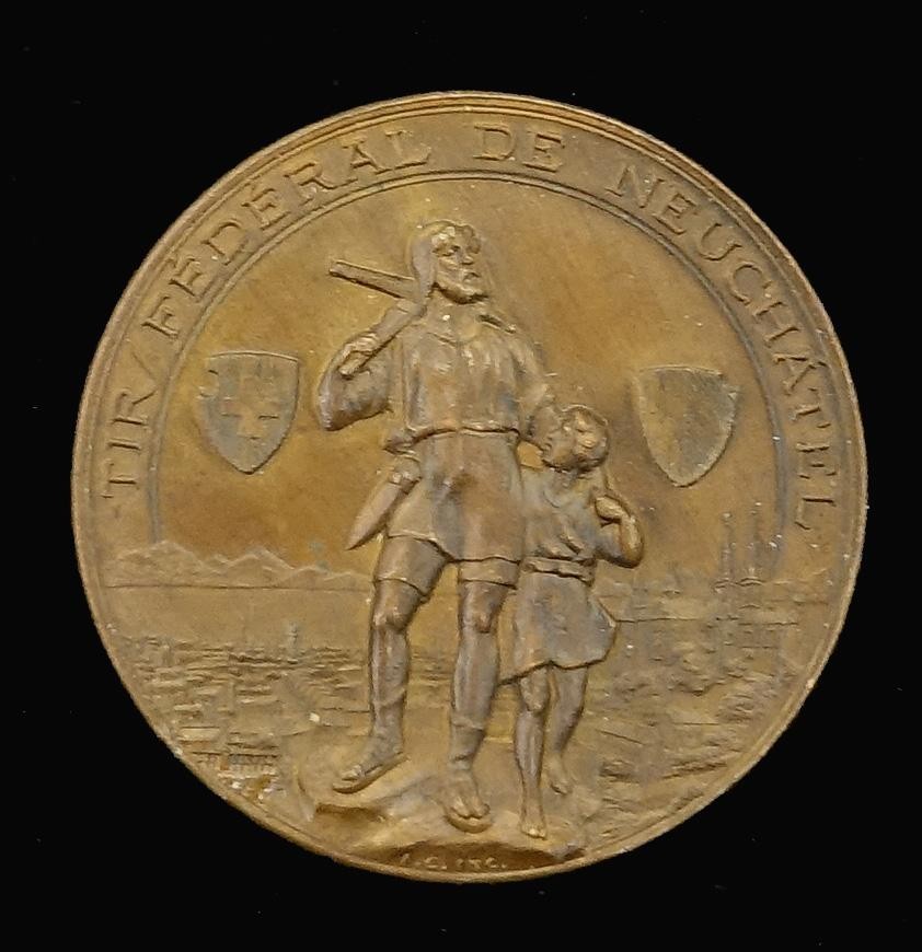 Medaille Eidg. Schützenfest Neuenburg