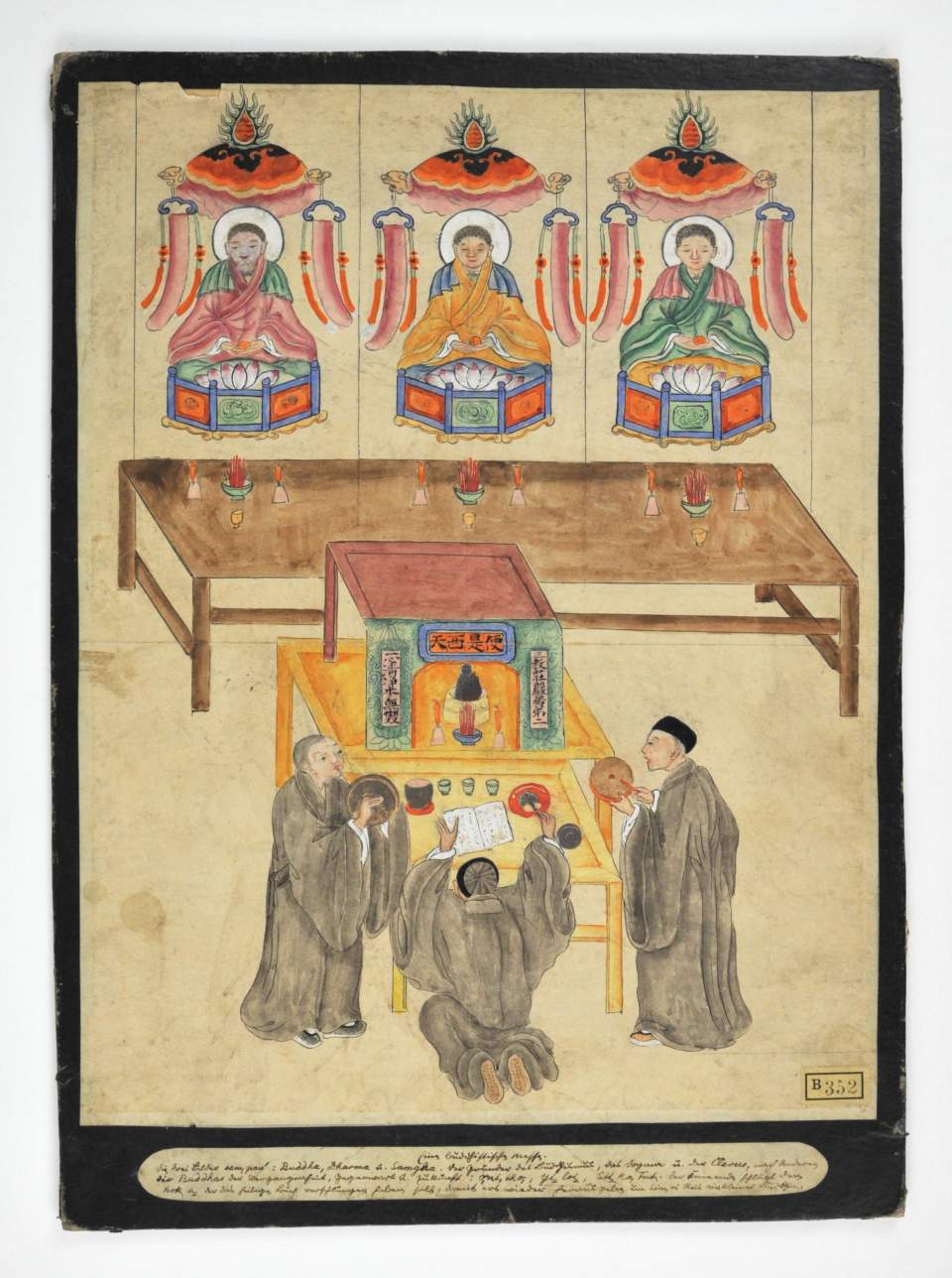 Malerei, Buddhistische Messe