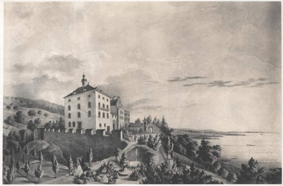 Lithografie, Schloss Wartensee