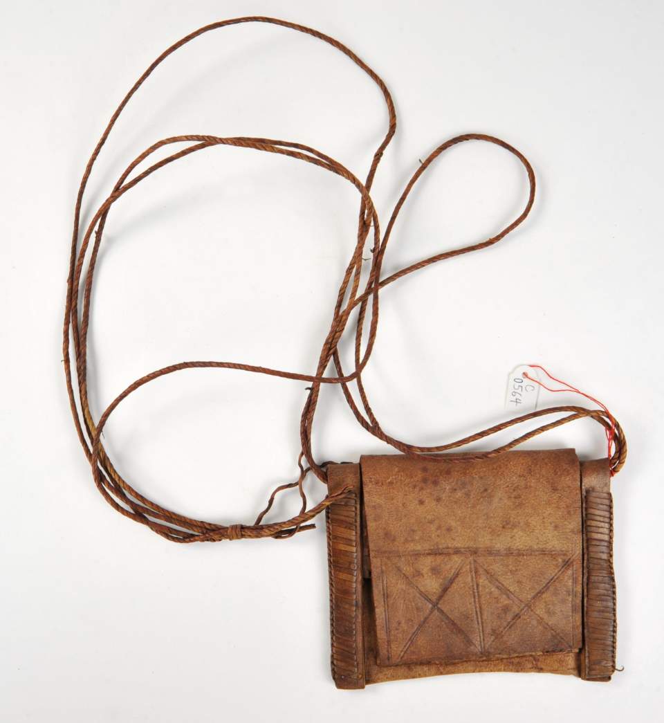 Ledertasche für Amulette