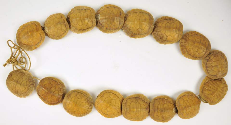 Halsschmuck aus Schildkrötenpanzer