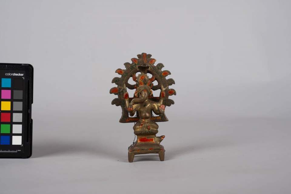 Ganesha auf Thron
