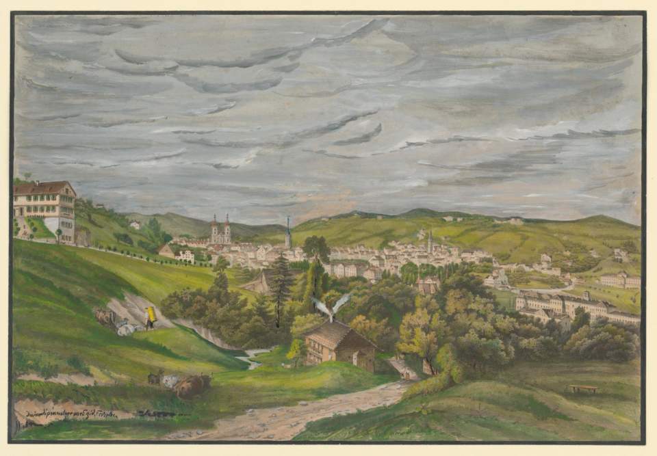 St.Gallen von Südwesten
