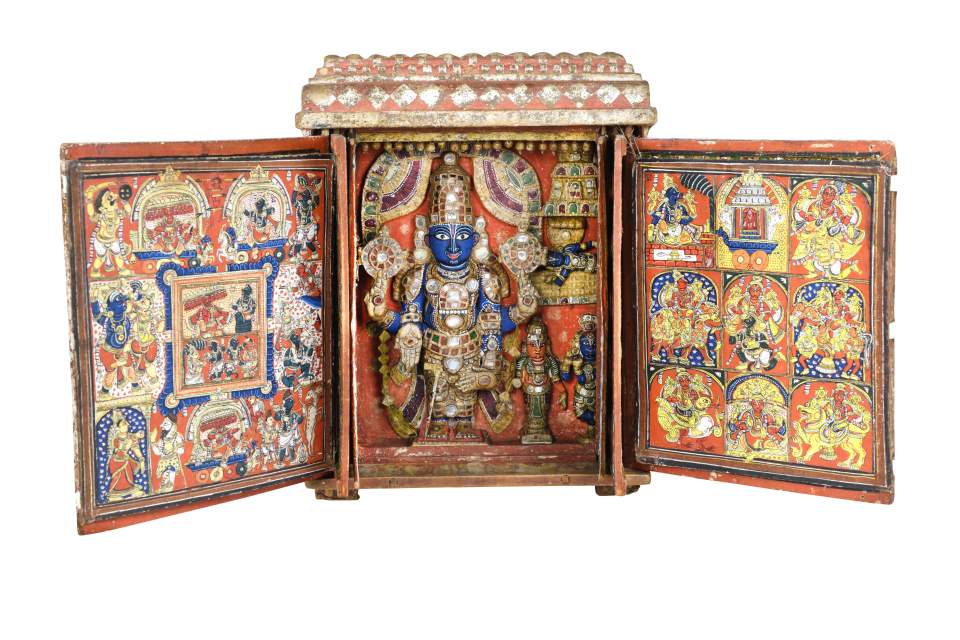 Reisealtar, "Götterkasten" aus Indien