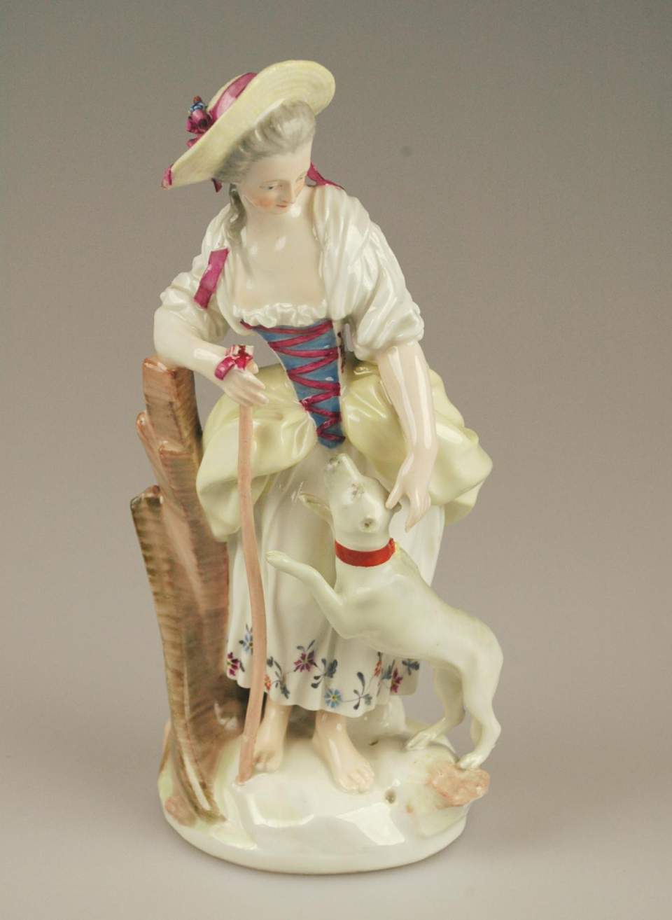 Schäferin, Porzellanfigur