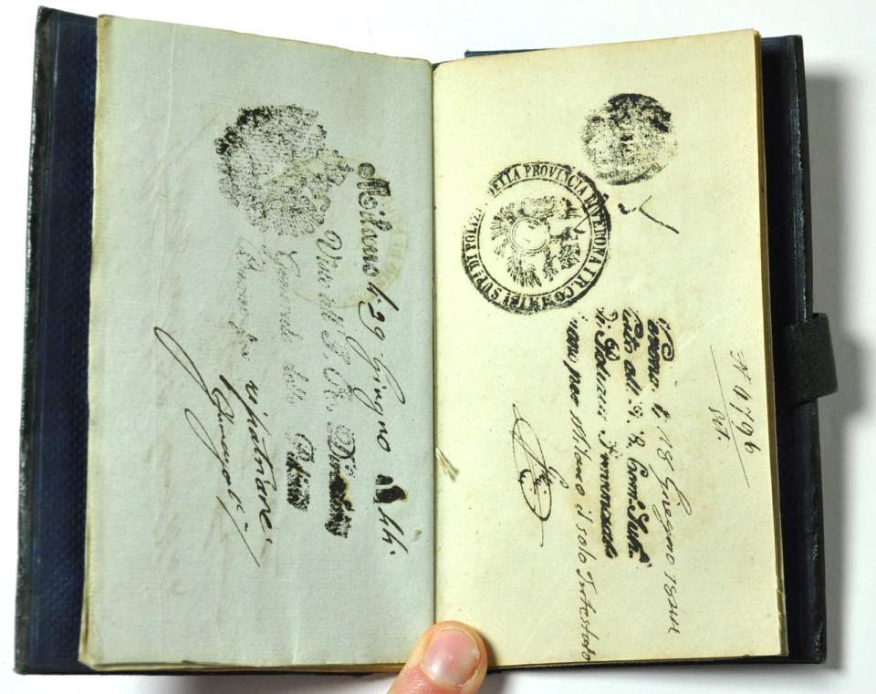 Pass, Passport J.J. Mayer, Banquier St. Gallen