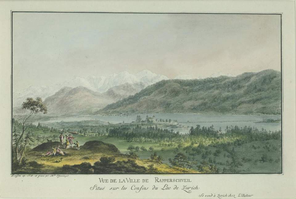 Ansicht Rapperswil von Norden