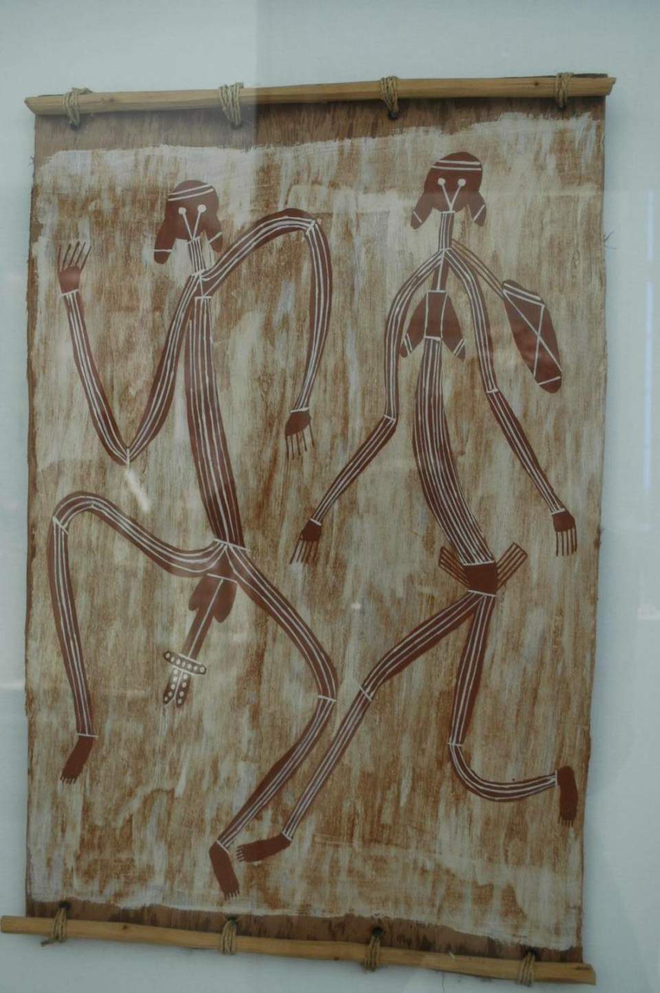 Rindenbild Paar der Mimi - Geister