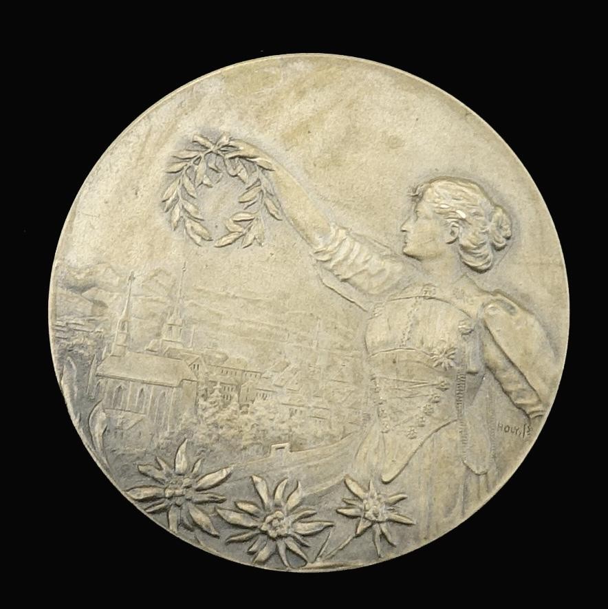 Medaille Bern. Kant. Schützenfest Biel