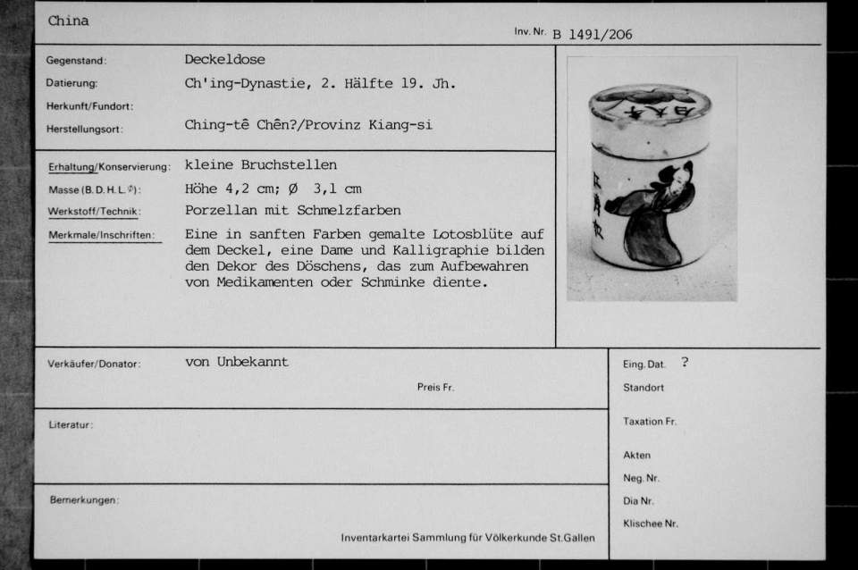 Töpfchen chinesisch