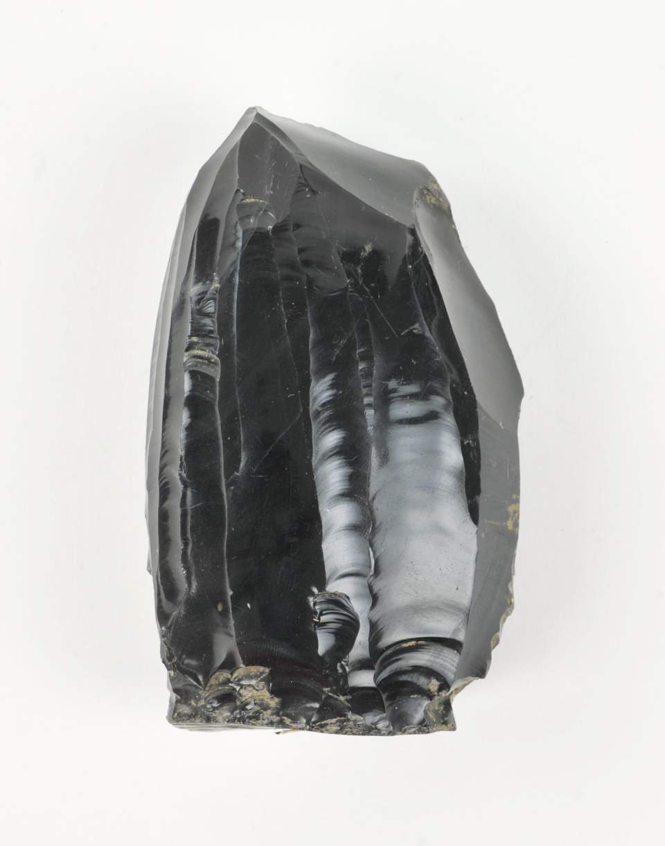 Obsidian-Stück, Stein