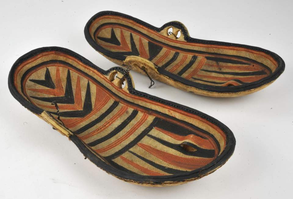 Sandalen aus Flusspferdhaut